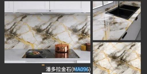 5M*60 Cm Self-Adhesive Foam Wall Stickers Wallpaper Countertop Waterproof 08