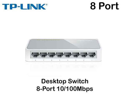 TP-LINK TL-SF1008D 8-Port 10/100Mbps Desktop Switch