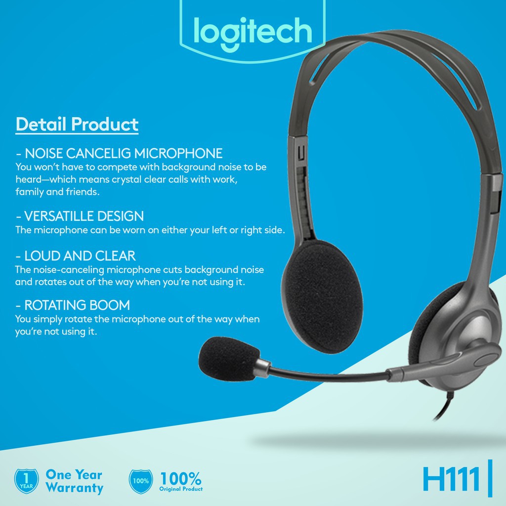 Logitech H111 High Quality Stereo Headset
