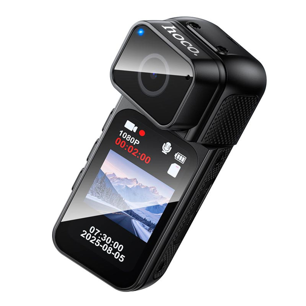 Hoco DV105 (180 Degree, 2.7K 15fps) Sports Action WiFi Camera With Magnetic Lanyard