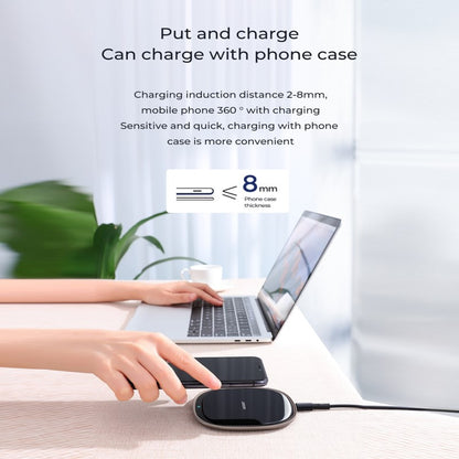 Joyroom Wireless Charger JR-A23 Fast 15W Charger Pad for IP Samsung Huawei Xiaomi