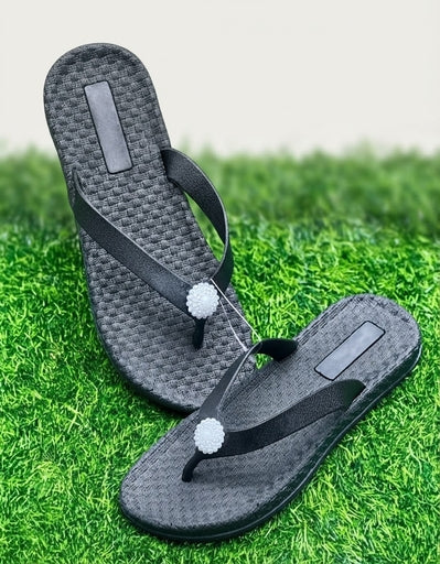Ladies Flat Waterproof Slippers