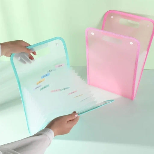 Office Storage, Portable File Bag Layers Data Book Large Capacity File Holder