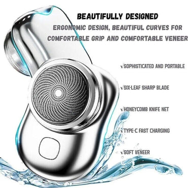 Mini Electric Shaver for Men | Rechargeable Portable Beard Trimmer
