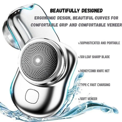 Mini Electric Shaver for Men | Rechargeable Portable Beard Trimmer