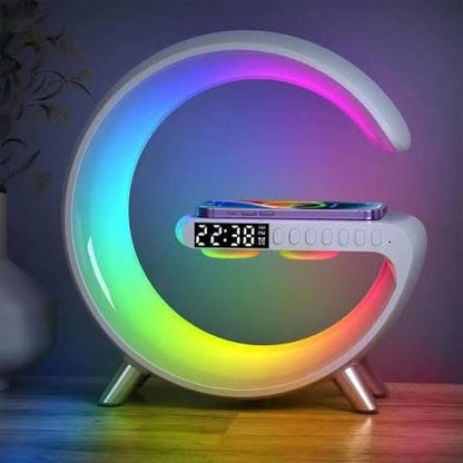 G63 Mini RGB Bluetooth Speaker with Wireless Charging & Alarm Clock