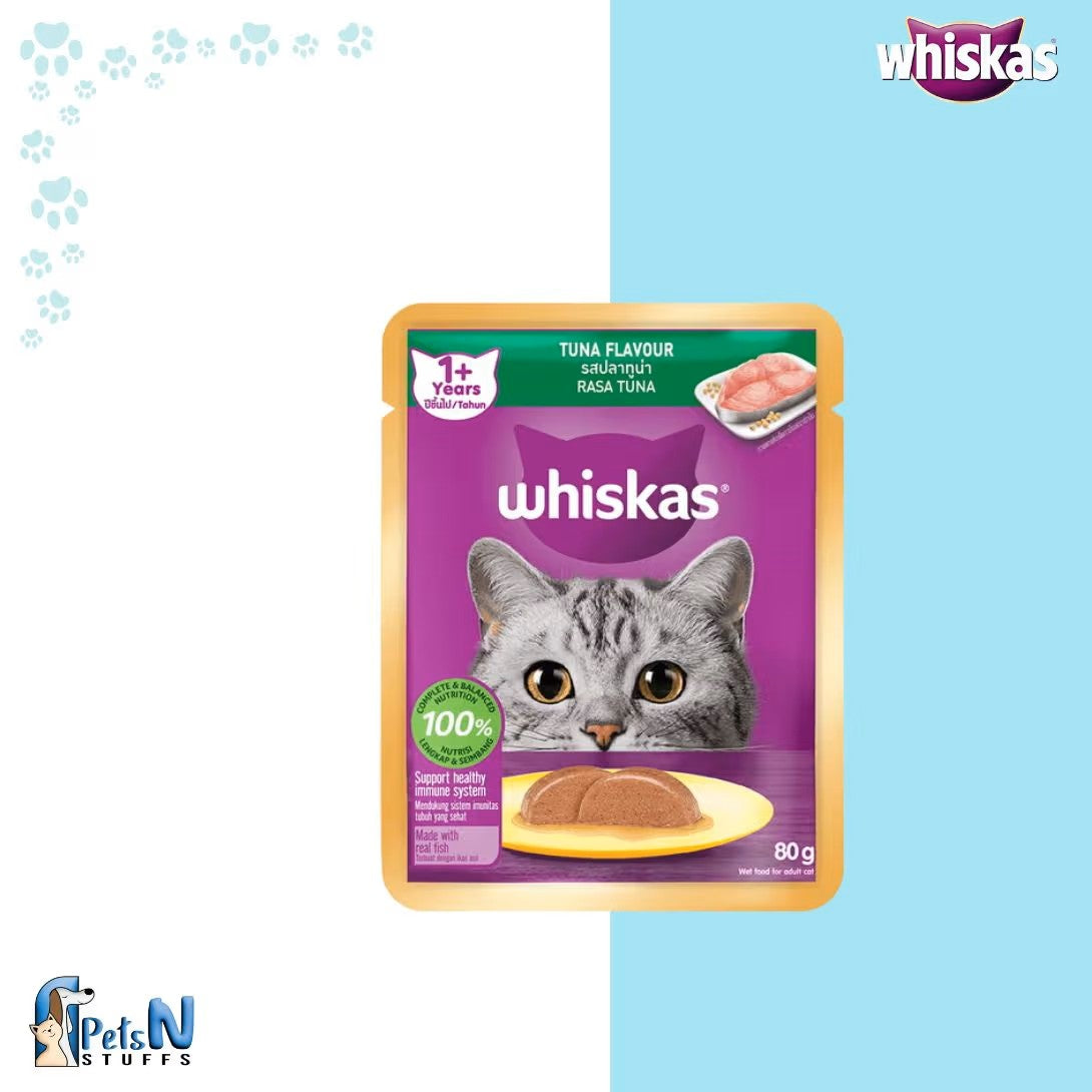 Whiskas Adult Cat Wet Food 80G