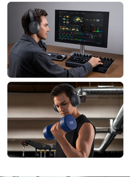 Baseus Bass 35 Max Bluetooth Headset Wireless Headphone 40mm Units Deep Bass 50H Playback Soft Sponge Earmuffs Foldable Headphones with Mic
