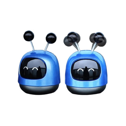 Car Air Freshener Mini Robot Cute Cartoon Display Mold Car Fragrance Decoration for Vehicles