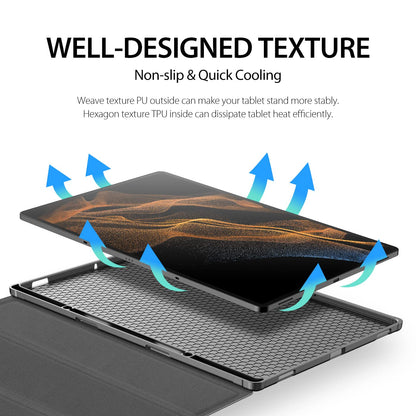 Smart TPU Case Cover with S-Pen Holder For Samsung Galaxy Tab S7 & S8