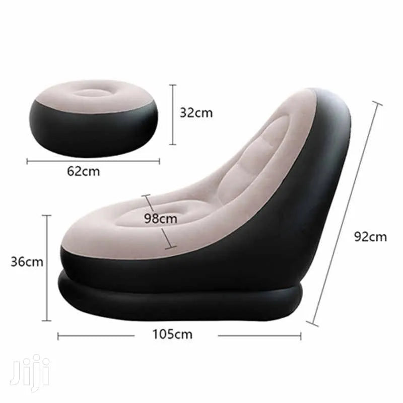 Portable Air Flocking Fast Inflatable Lazy Sofa SMT