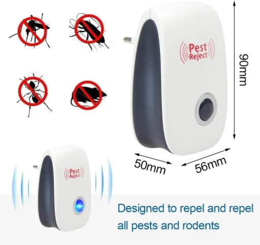 Ultrasonic Electronic Repellent Protection from Mosquito Cockroaches Ants Spiders