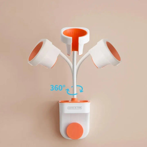 Wall Mounted Hair Dryer Rack Plastic Hair Dryer Holder