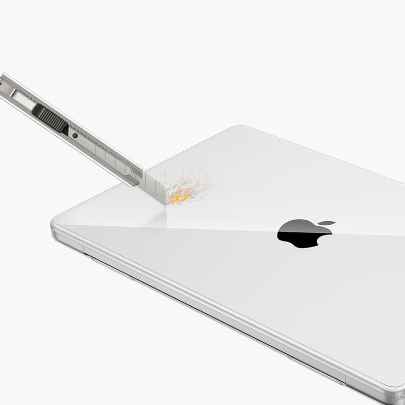 KEEPHONE VOCOO CRYSTAL Clear Case For MacBook Air 13.6" (2022-2025) Shatterproof Anti-Yellowing Ultra- Slim PC Case