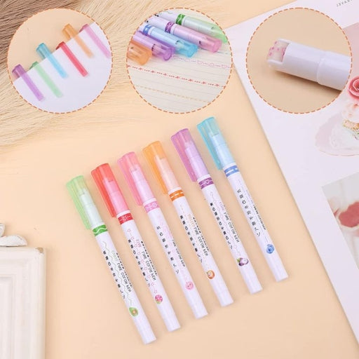 Curve Highlighters for Scrapbooking, Journaling, Clipboard, Planner, Calendar, Office