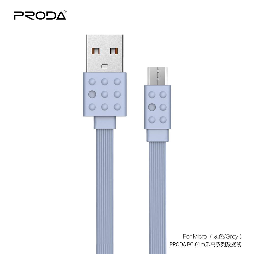 Remax Proda Micro USB Charging Data Cable TPE 1.2m 2.1A for Samsung Xiaomi Huawei