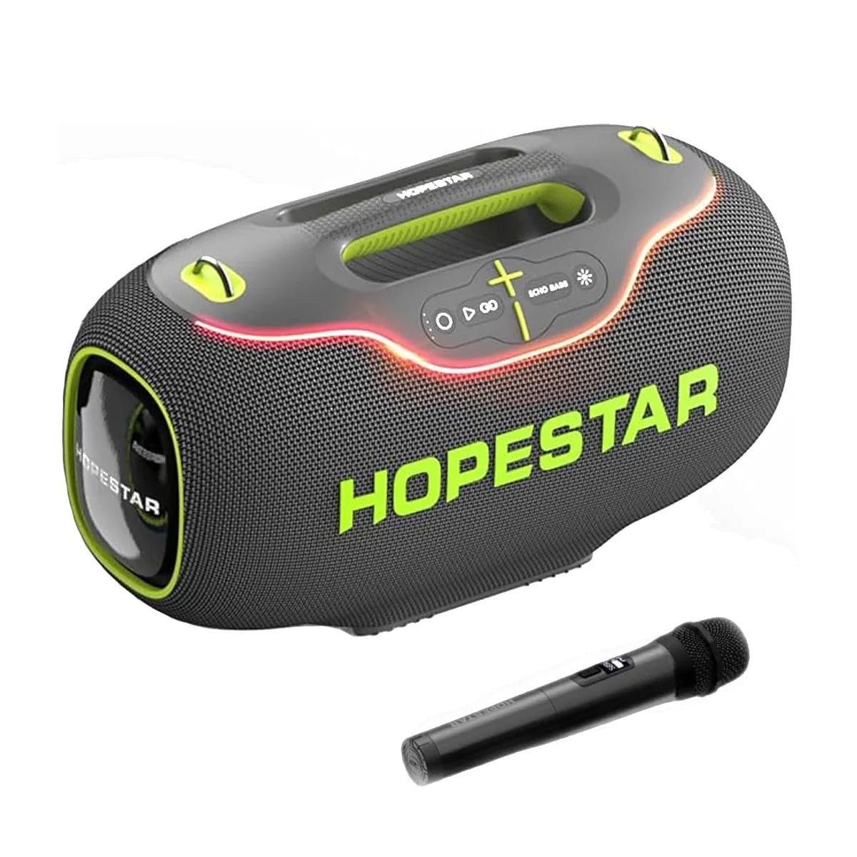 Hopestar Speaker A80 High Power 350W Portable Bluetooth Speaker Audio Players RGB Wireless Subwoofer Home Theatre DC Party Bo