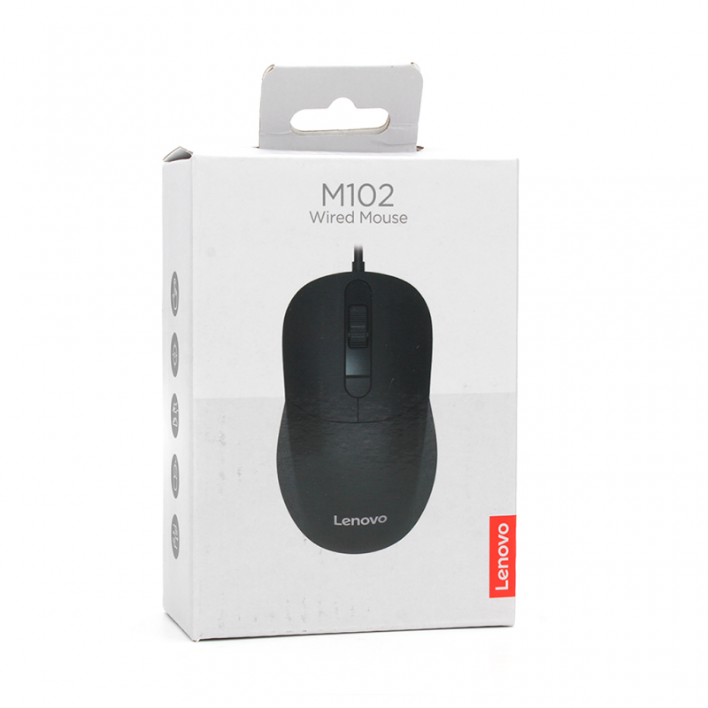 Lenovo M102 Wired 3D Optical USB Mouse