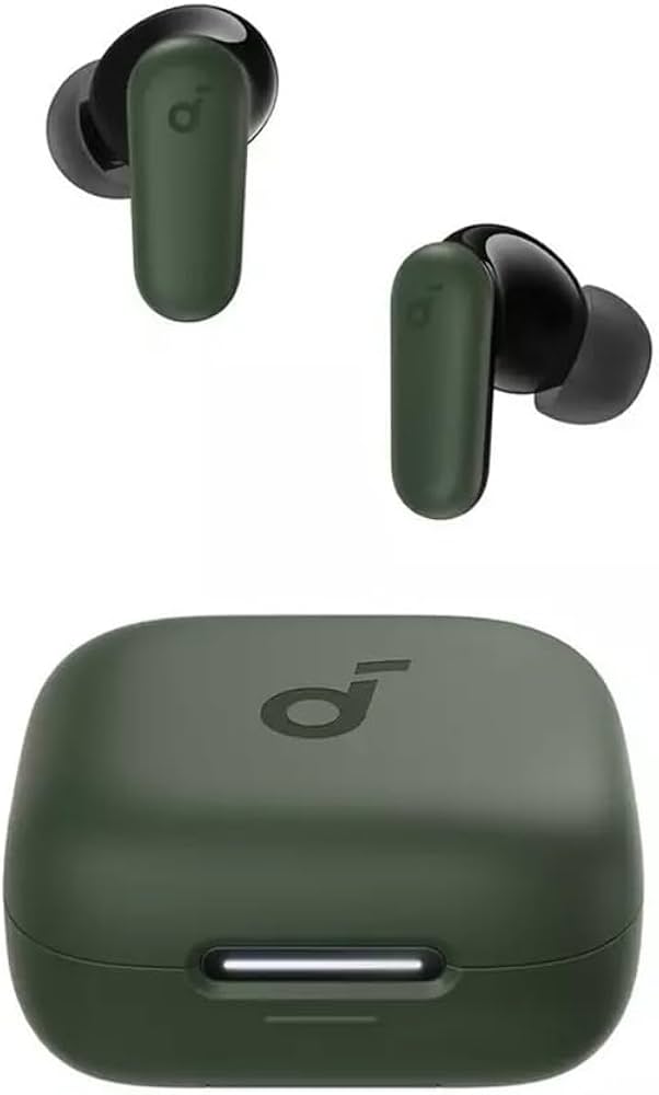 Anker Soundcore R50i NC Noise Cancelling Earbuds, Strong and Smart ANC , Powerful Bass, Up to 45H Playtime, 2-in-1 Case and Phone Stand, IP54, Wireless Earbuds, Bluetooth 5.4, App Control