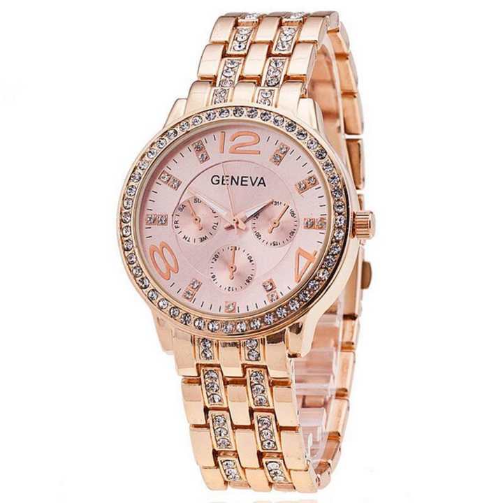 GENEVA Luxury Ladies Women Fashion Watches
