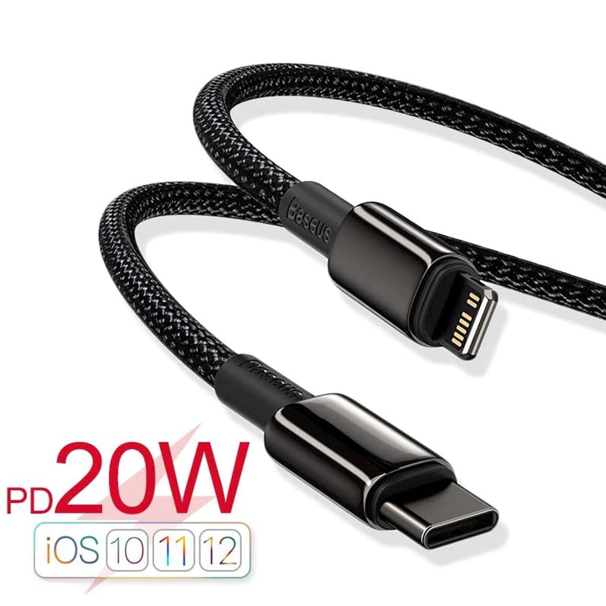 Baseus Tungsten Gold Fast Charging Data Cable Type-C to iP PD 20W