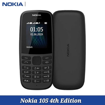 NOKIA 105 Dual SIM 4Th Edition Feature Phone with Keypad Long Battery Flashlight
