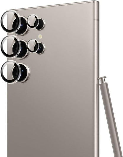 WiWU LG-011 Puro Classic Camera Lens Guard for Samsung Galaxy S25 Ultra / S26 Ultra - Clear