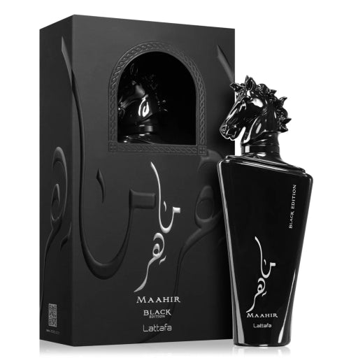 Unisex 100Ml Lattafa Maahir Black Edition Perfume, for Personal