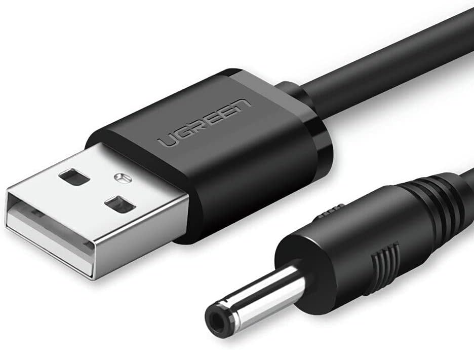 UGREEN USB2.0-A to DC 3.5mm M/F Charging Cable 1m (Black) 10376
