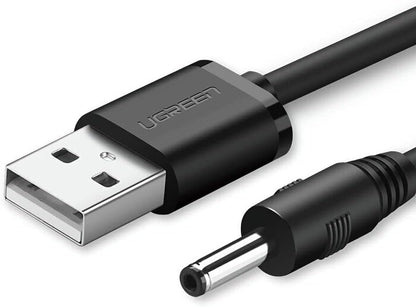 UGREEN USB2.0-A to DC 3.5mm M/F Charging Cable 1m (Black) 10376