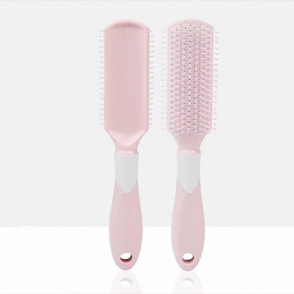 Women Hair Comb Macaron Massage Brush Color Ribs Comb Anti-Static Hair Brush Soft Tooth Comb