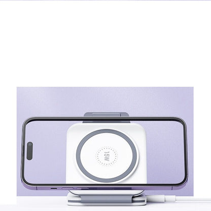 Remax RP-W72 22.5w 3in1 Magnetic Wireless Charger For Mobile Smart Watch & Wireless Earbuds