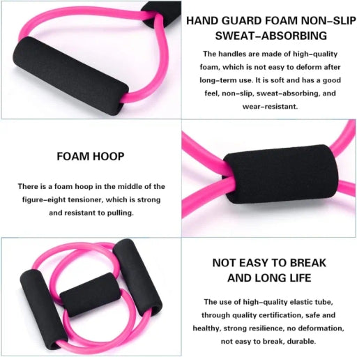 Pull Rope Band Chest Expander - Multifunction with Handle