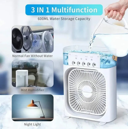 Portable Air Cooler, USB Powered Mini Air Conditioners Personal Mobile Compact Cooler Air Humidifier