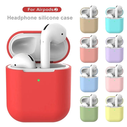 AirPods 1 2 Case Pouch Silicone Cover Soft High Quality Pouch EarPods