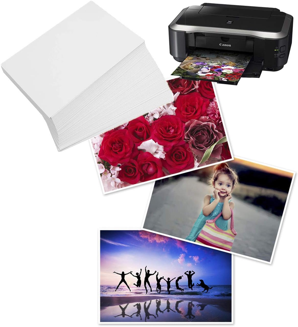 100 Sheets Premium Matte Photo Paper, 6 x 8 inches, 260gsm, Professional White Photographic Paper, for Inkjet Printers