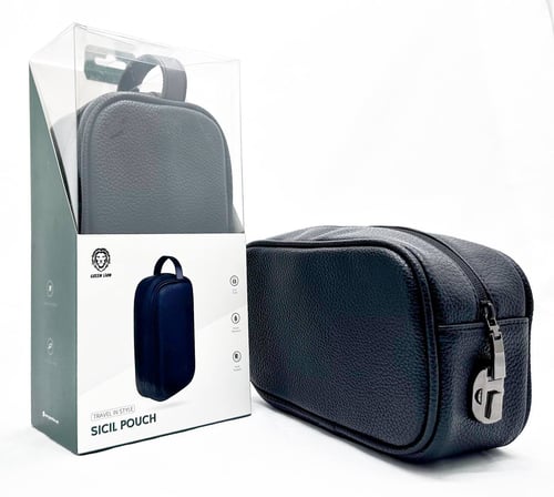 Green Lion Sicil Elegant PU Leather Travel Pouch