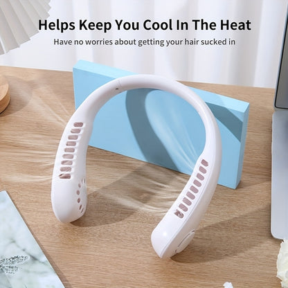 Portable Foldable Bladeless Neck Fan – Wearable Hands-Free Cooling Fan for Travel, Sports & Outdoor