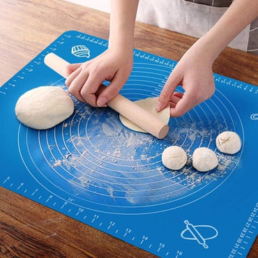 Non-Stick Silicon Rolling Baking Sheet Mat with Measurements [.40*50]