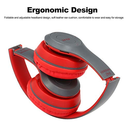 P47 Bluetooth 4.1 Headphone Wireless Headband Earphone Hands Free Music Headset with MF/TF & AUX