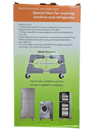 Movable & Adjustable Base Stand for Electric Items Kitchen Organizers Q1