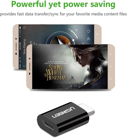 UGREEN Type-C to Micro USB OTG Adapter (Black) - 30391