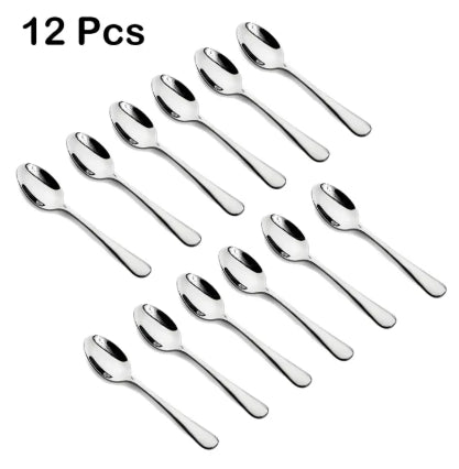 Coffee Spoon Set Small Spoons Tea, Coffee, Sugar & Spices, (12Cm Length) ( 6Pcs/12Pcs Sets)