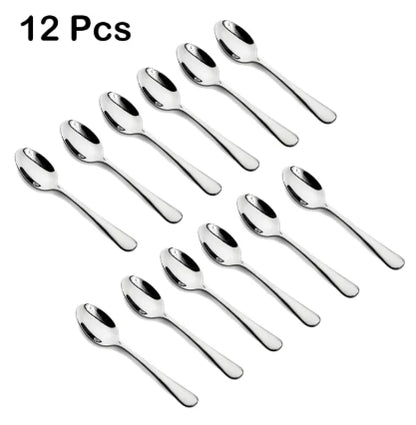 Coffee Spoon Set Small Spoons Tea, Coffee, Sugar & Spices, (12Cm Length) ( 6Pcs/12Pcs Sets)