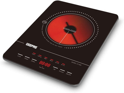 Geepas Digital Infrared Cooker, Portable Fast & Precise Cooking with Touch Control