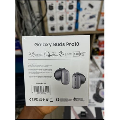 Samsung Galaxy Buds Pro 10 Wireless Earbuds with ANC Noise Cancellation – Black