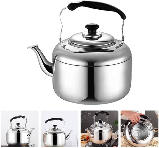 Stainless Steel Kettle Large Size 5 Liters / 6 Liters