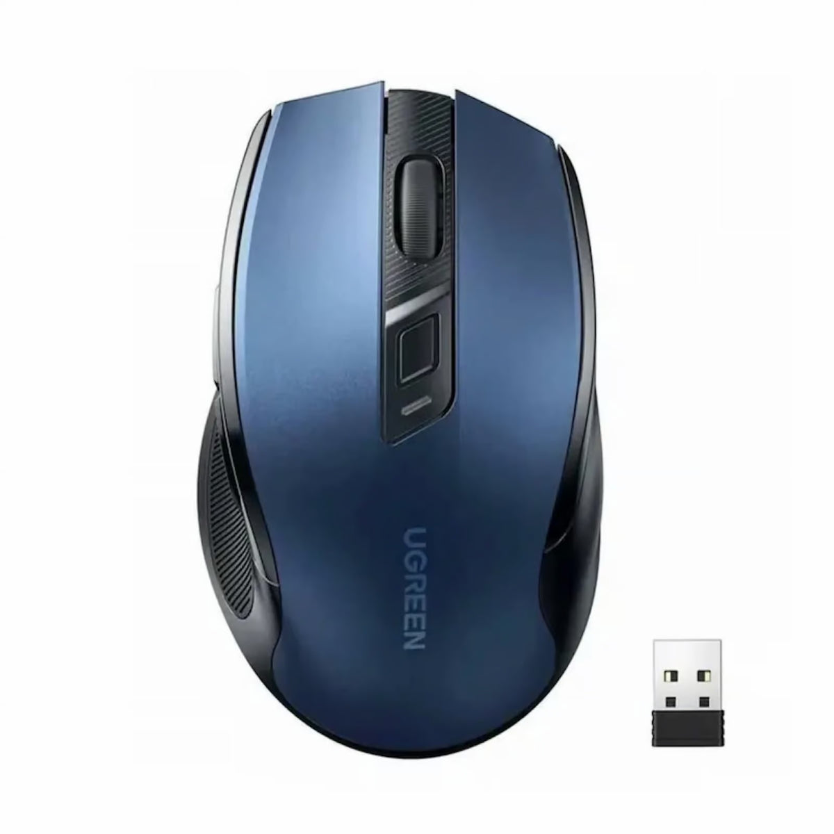 UGREEN 25753 Wireless Mouse, Bluetooth 5.0+ 2.4G Stable Connection, 5 Adjustable 4000 DPI, 5 Buttons, Silent and Ergonomic, for Office/Home/Study, Compatible with Windows, macOS, iOS, Android, Linux