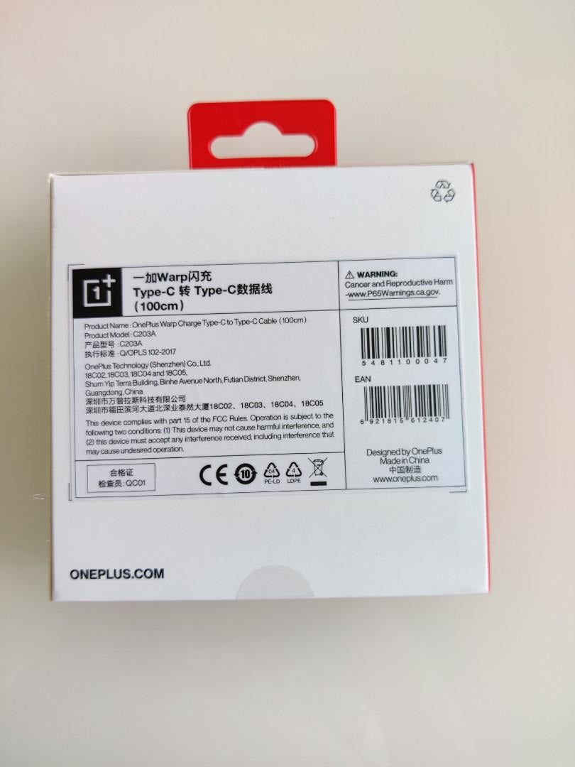 OnePlus Warp Charge Type-C Cable (100cm)