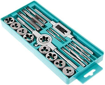 20Pcs Taps and Dies Set M3-M12 Screw Thread & Die Hand